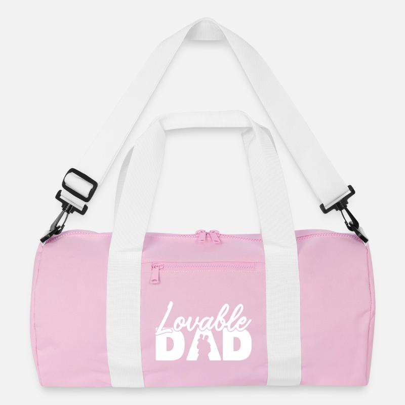 Liebenswerter Vater Ästhetische Typografie Vaterschaft Recycelte Duffel Bag