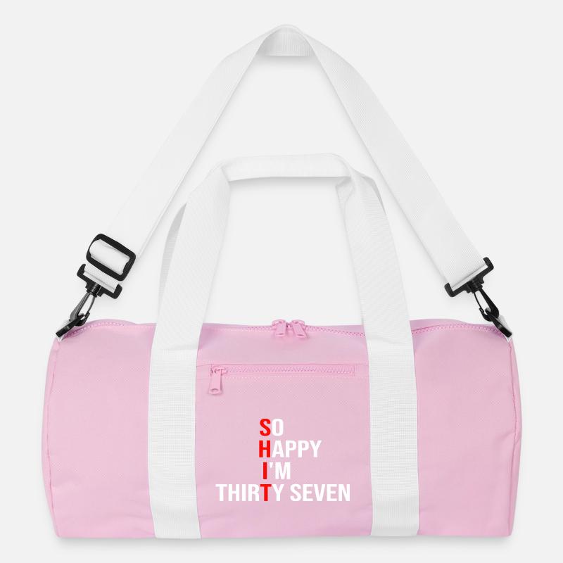 So glücklich, ich bin siebenunddreißig Recycelte Duffel Bag