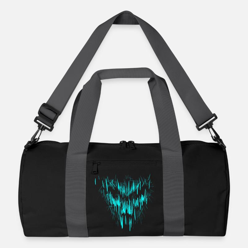 Türkiser Totenkopf Recycelte Duffel Bag