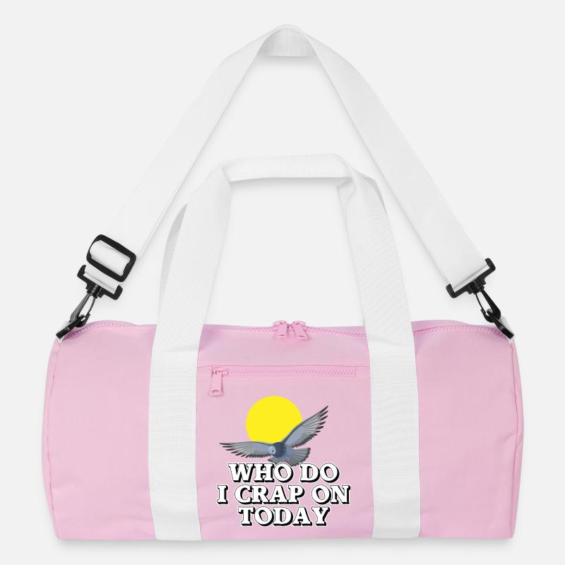 Auf wen soll ich heute scheißen? Recycelte Duffel Bag