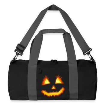 pumpkin - Recycled Duffel Bag - black/graphite grey - Front