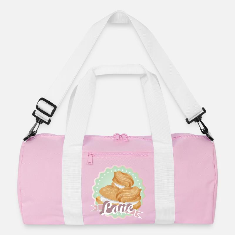 Illustration von drei gefüllten Windbeutel Recycelte Duffel Bag