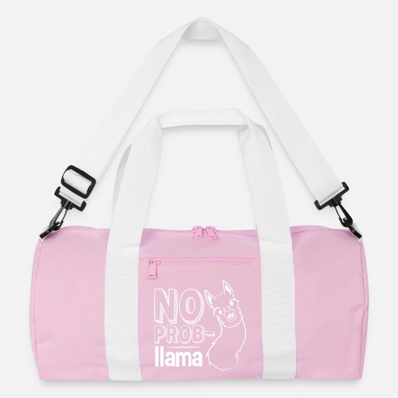 Lama, Lama-Humor, kein Problem Recycelte Duffel Bag