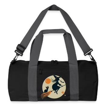 Witch - Recycled Duffel Bag - black/graphite grey - Front