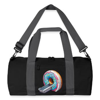 Manip Radio-Scanner MRT-Radiologie Donut der Wahrheit - Recycelte Duffel Bag - Schwarz/Graphitgrau - Vorne