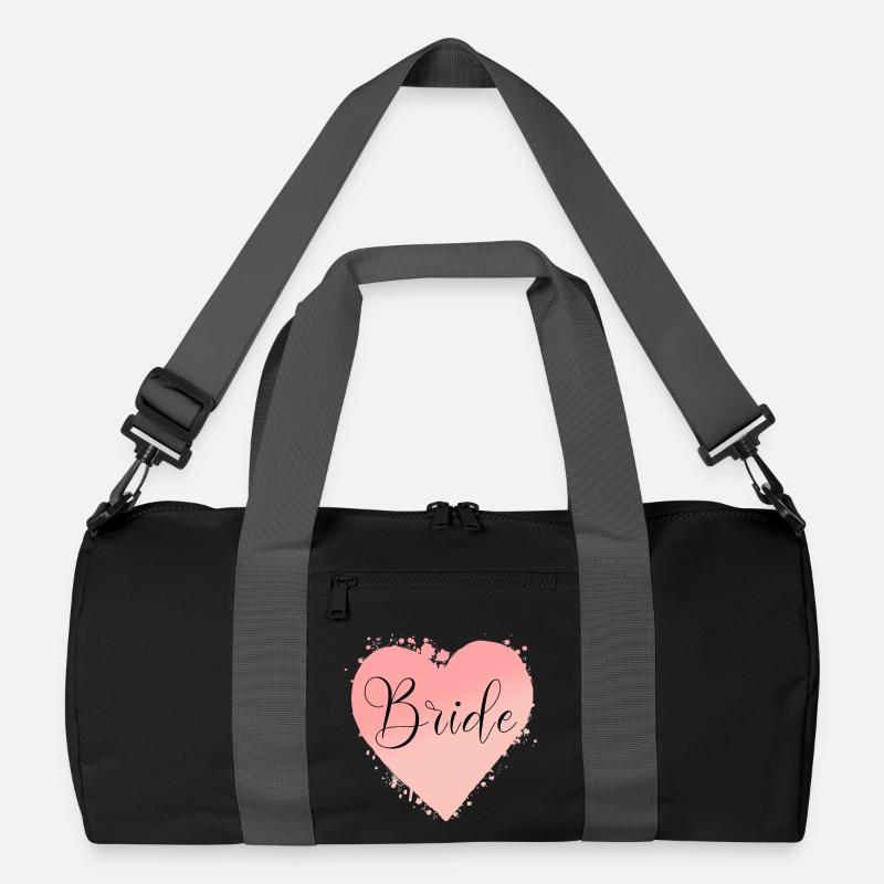 Team Bride-Herz! Personalisierbar Recycelte Duffel Bag