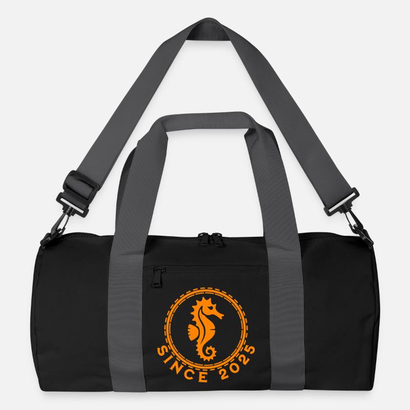 Seepferdchen Ozean Design Recycelte Duffel Bag