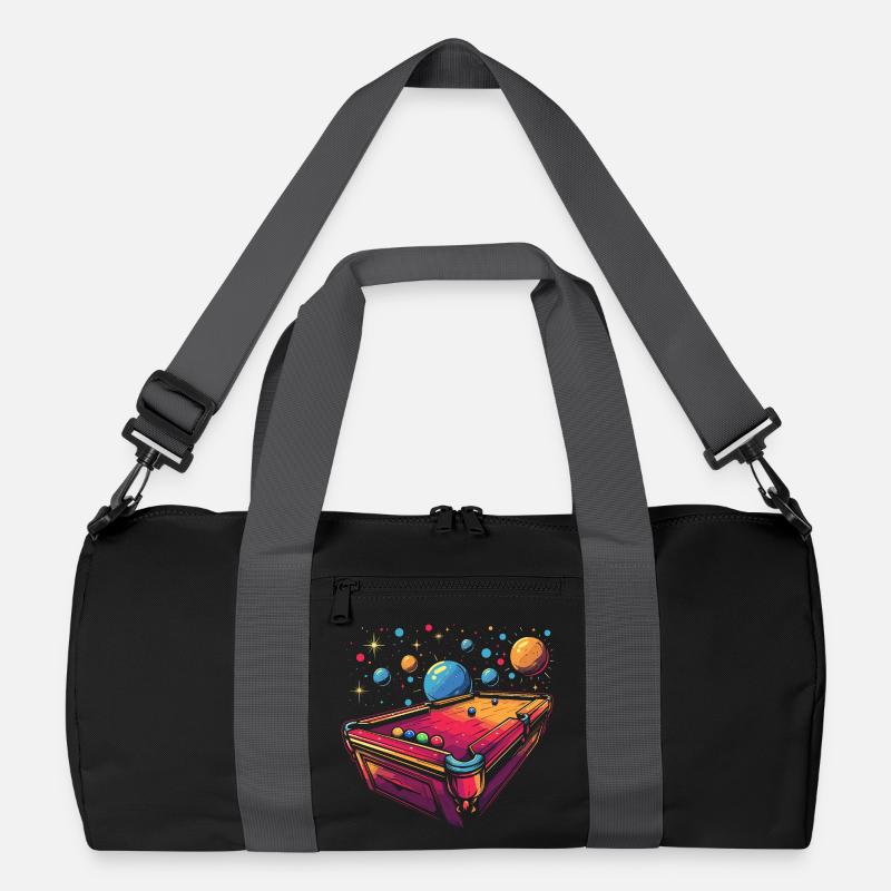 Billard Cartoon Stil Recycelte Duffel Bag