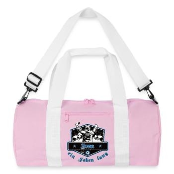 Iéna pour la vie – football - Sac de sport recyclé - rose/blanc - Devant