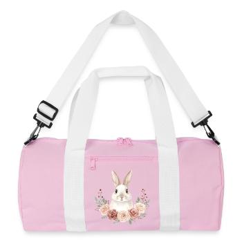 Rabbit - Recycled Duffel Bag - pink/white - Front