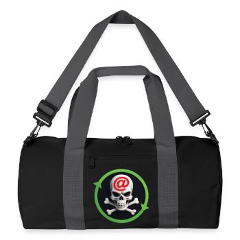 CYBER PIRATE #2 - geek & scifi - Sac de sport recyclé - noir/gris graphite - Devant