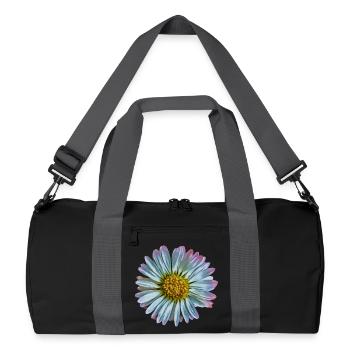 Pâquerette - Sac de sport recyclé - noir/gris graphite - Devant