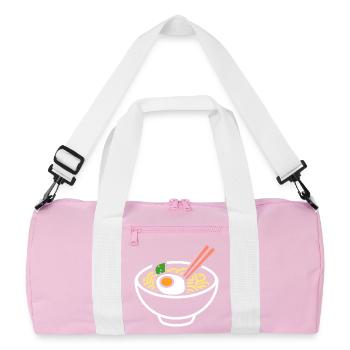 Ramen - Recycled Duffel Bag - pink/white - Front