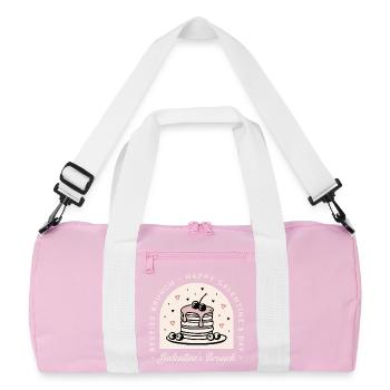 Meilleures amies de Galentine : brunch party - Sac de sport recyclé - rose/blanc - Devant