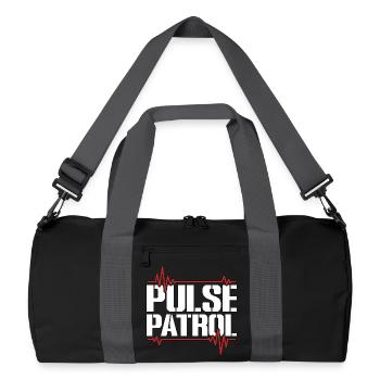 Cardiac Tech Pulse Patrol Cardiac Sonographer - Recycled Duffel Bag - black/graphite grey - Front