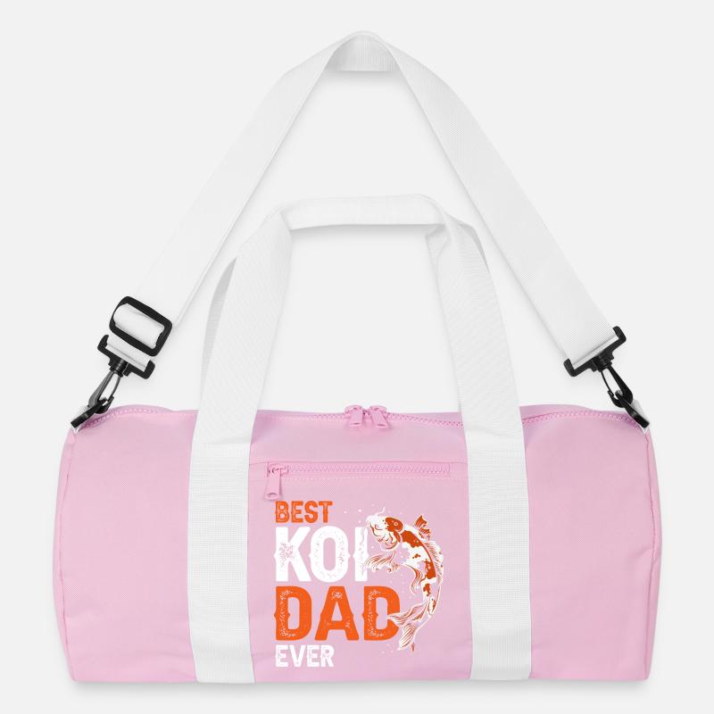 Best Koi Dad Ever Funny Koi Fish Father Pride Recycelte Duffel Bag