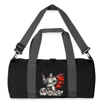 Vétérinaire Vétérinaire - Sac de sport recyclé - noir/gris graphite - Devant