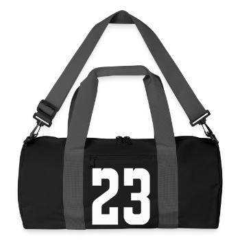 23 - Recycled Duffel Bag - black/graphite grey - Front