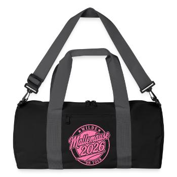 Malle 2026 Wilde Mallemäuse en Tour - Sac de sport recyclé - noir/gris graphite - Devant