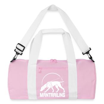 Deutsch Kurzhaar Mantrailing Hundesport Hunde - Recycelte Duffel Bag - Rosa/Weiß - Vorne