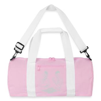 T-shirt de cartes de Sigmund Freud avec la mort - Sac de sport recyclé - rose/blanc - Devant