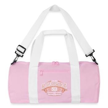 53. Geburtstag Lustiger Spruch - Recycelte Duffel Bag - Rosa/Weiß - Vorne