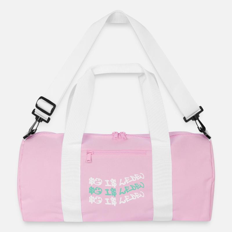 Zitat So is leben Recycelte Duffel Bag