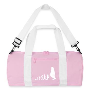 Évolution de la planche à voile - Sac de sport recyclé - rose/blanc - Devant