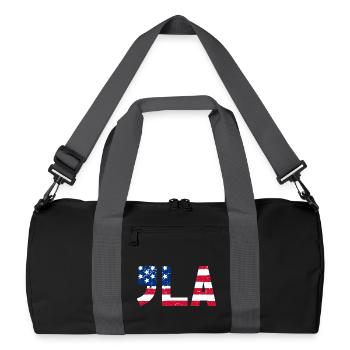 COMMA LA, CAMALA HARRIS FOR PRESIDENT 2024 - Recycled Duffel Bag - black/graphite grey - Front