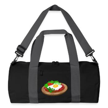 Strammer Max - Recycled Duffel Bag - black/graphite grey - Front