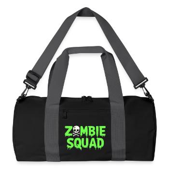 Zombie Squad – Équipe d’Halloween effrayante - Sac de sport recyclé - noir/gris graphite - Devant