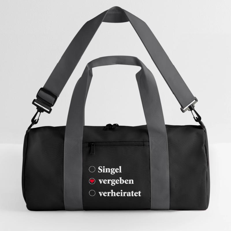 Sélection du statut de la relation Célibataire - Pris Sac de sport recyclé
