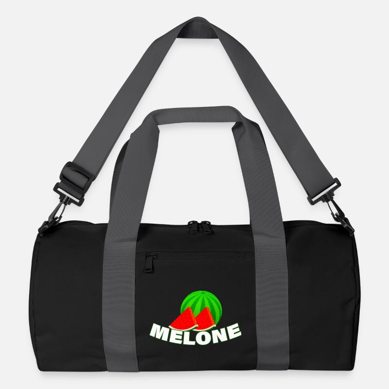melon - Sac de sport recyclé - noir/gris graphite