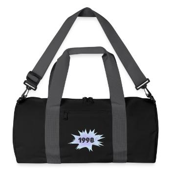 1998 - Recycelte Duffel Bag - Schwarz/Graphitgrau - Vorne
