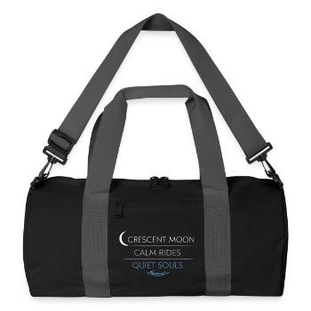 Night boating with - Recycled Duffel Bag - black/graphite grey - Front