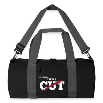 Saison de taille avec déficit calorique réduit - Sac de sport recyclé - noir/gris graphite - Devant