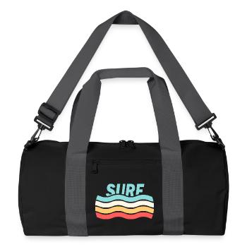 Surf - Recycled Duffel Bag - black/graphite grey - Front