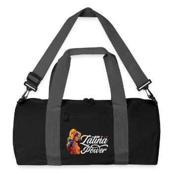 Venezuela Flagge Stolz & Heimat Venezuela - Recycelte Duffel Bag - Schwarz/Graphitgrau - Vorne