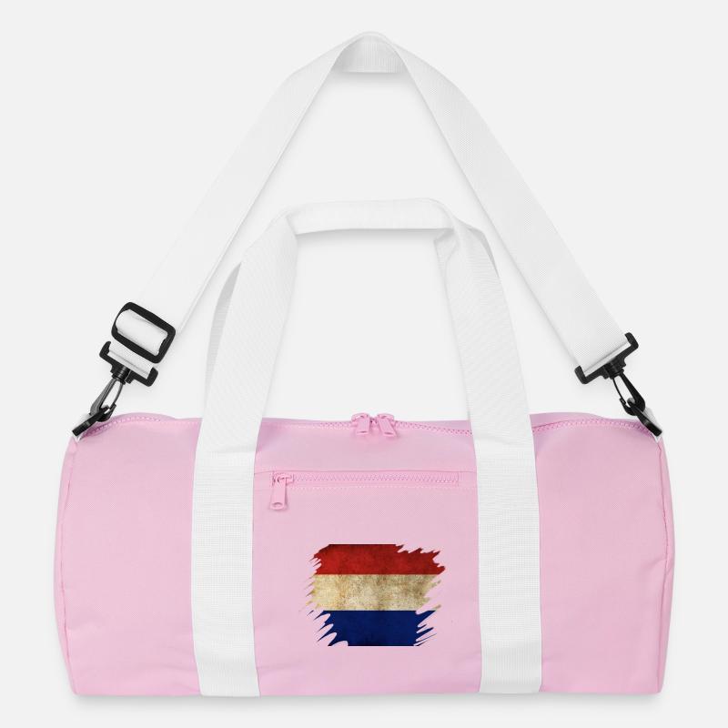 Grunge Holländisches Flaggendesign Recycelte Duffel Bag