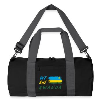 Nous sommes le Rwanda - Sac de sport recyclé - noir/gris graphite - Devant
