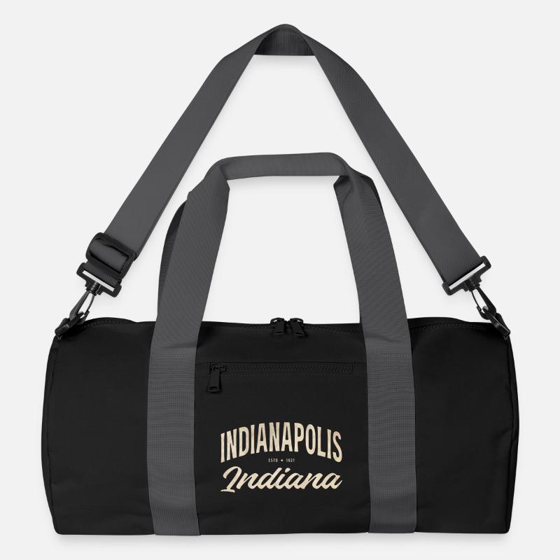 Vintage Indianapolis Script Logo Recycelte Duffel Bag