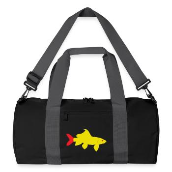 Epalzeorhynchos bicolor rouge et jaune - Sac de sport recyclé - noir/gris graphite - Devant