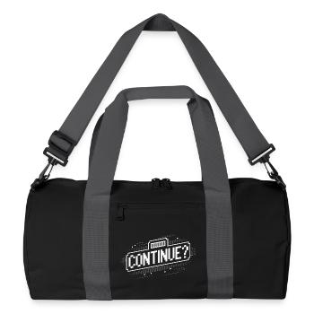 Continuer l’écran d’accueil de Pixel Retro Gamer - Sac de sport recyclé - noir/gris graphite - Devant