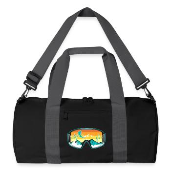 Skifahrer Brille - Recycelte Duffel Bag - Schwarz/Graphitgrau - Vorne