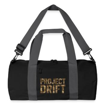 Déclaration de réglage du Camouflage du Projet Drift - Sac de sport recyclé - noir/gris graphite - Devant