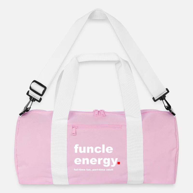 Funny Funcle Slogan Recycled Duffel Bag