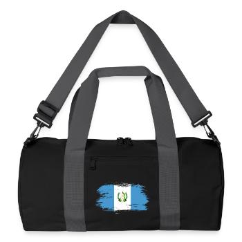 Guatemala flag - Recycled Duffel Bag - black/graphite grey - Front