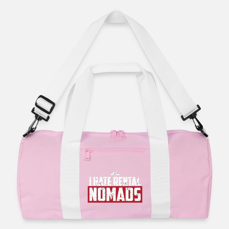 Ich hasse Mietnomaden Recycelte Duffel Bag