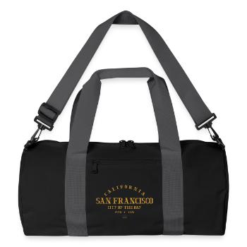 San Francisco - Recycled Duffel Bag - black/graphite grey - Front
