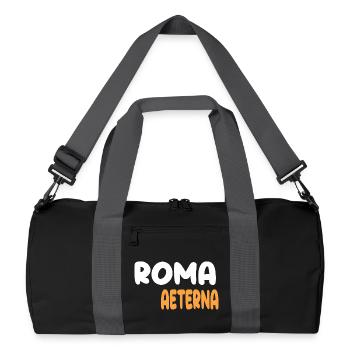 Roma Aeterna - Recycled Duffel Bag - black/graphite grey - Front